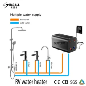 Eau Water Heater, 15liter, 12v, Stainless, Steel