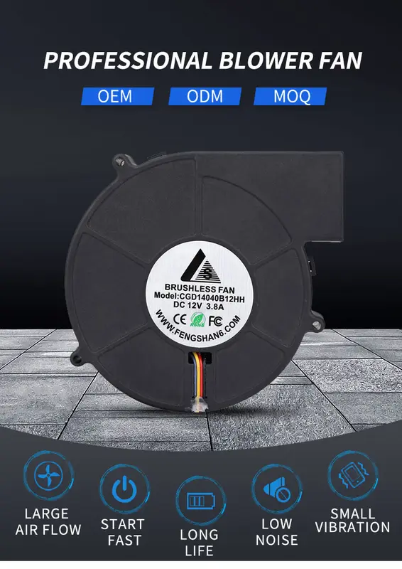 Ec Motors, 140x140x40mm, RPM, 220V, IP68 - view 6