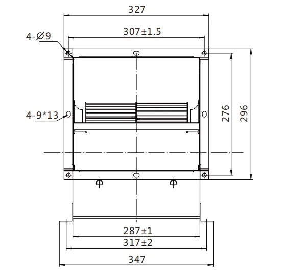 Ec Motors, 8-8-300W, 1/2HP, 220V, 0-10V - view 6