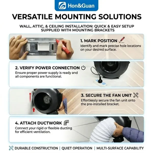 Ec Motors, HEE-200PE, 8Inch, 602Pa, 110v - view 4