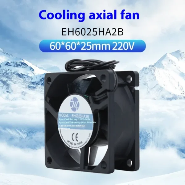 Ec6025 Industrial Fan, 6cm, 110-220V - view 4