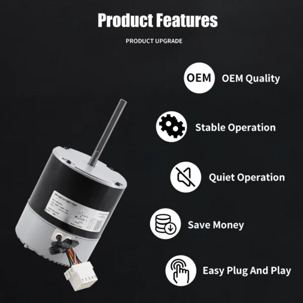 Ecm X-13 Furnace Blower, 1HP, 1/6HP, 1/5HP, 1/4HP - view 3