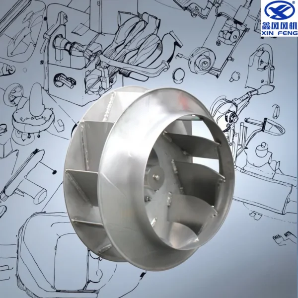 Efficiency Backward Curved Impeller, Stainless Steel - view 3