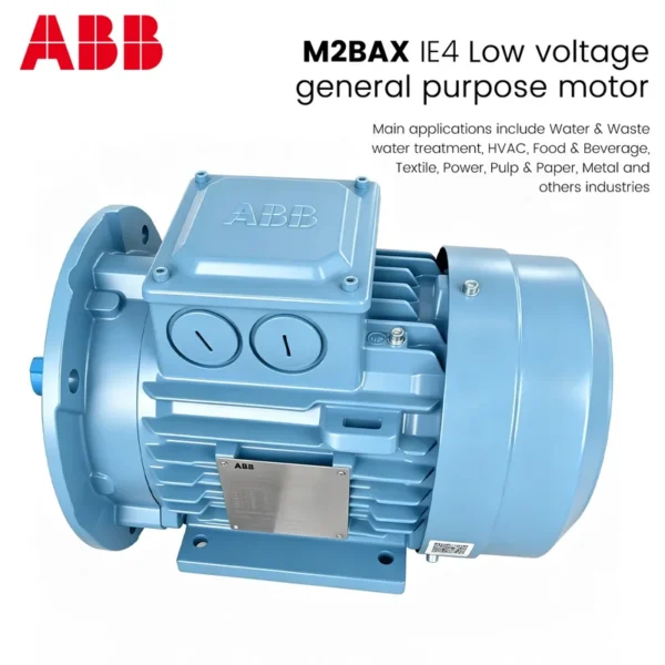 Efficiency Ie4 Electric Motor, ABB, M2BAX, HVAC, SystemsIP55 - view 2