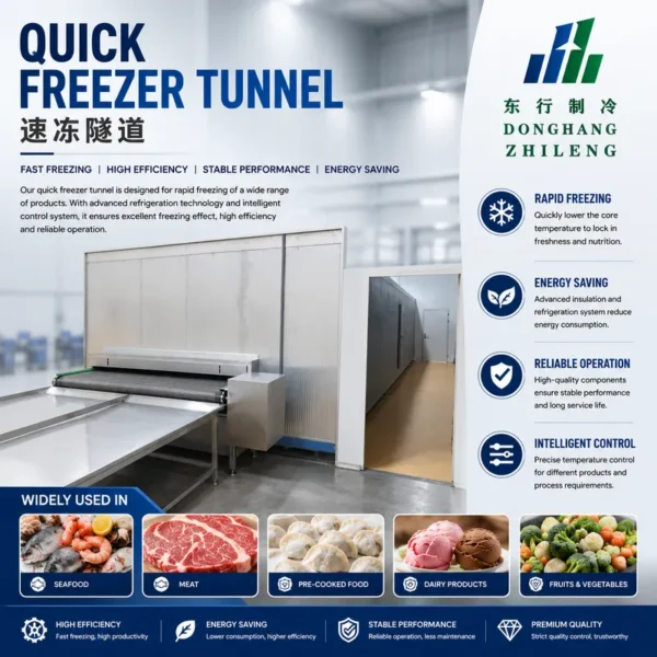 Efficiency Iqf Tunnel Freezer, 220 V, R-717 - view 5