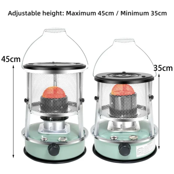 Efficiency Kerosene Heater, Portable, 4.5L, HT-77229 - view 6