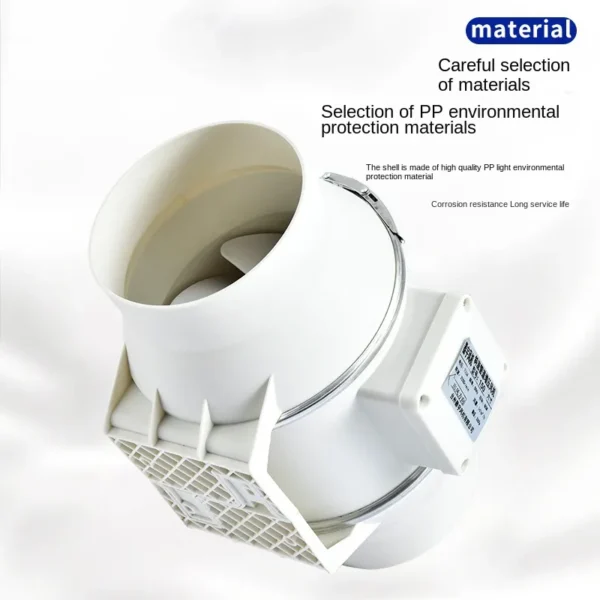 Efficiency Kitchen Exhaust Fan, Copper, 220 V, Electric - view 2