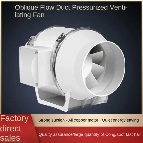 Efficiency Kitchen Exhaust Fan, Copper, 220 V, Electric - view 3