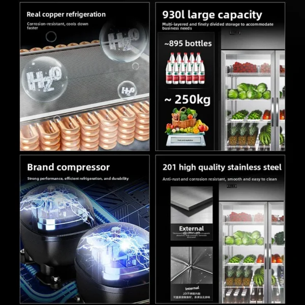 Efficient Food Thawing Freezer, SUS, Stainless, Steel - view 3