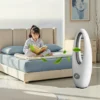 Efficient Oscillating Floor Fan, 45W(0.06hp), Plastic