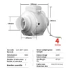 Electric Axial Blower, 3-12inch, 110-240 v - view 6