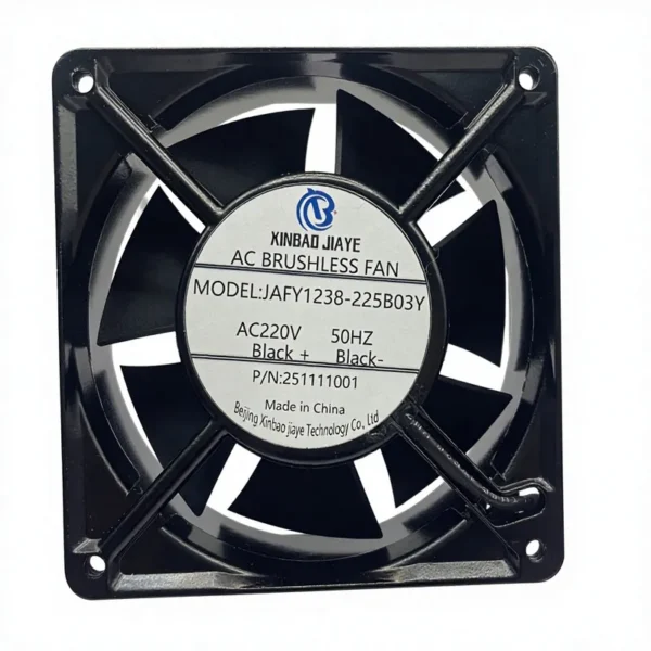 Electric Axial Cooling Fan, 220V, 120mm, PBT, 120x120x38mm