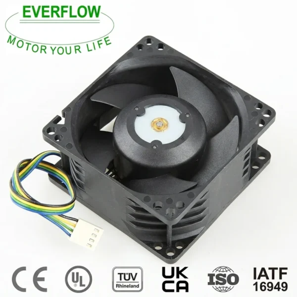 Electric Axial Cooling Fan, 8038, 48V, PBT - view 4