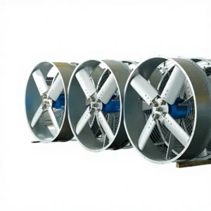 Electric Axial Exhaust Fan, Aluminum, 380V
