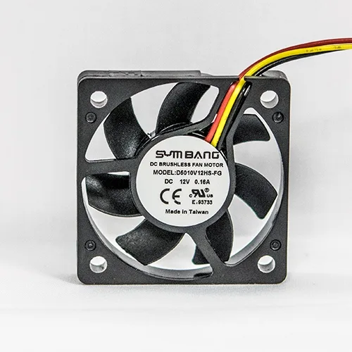 Electric Axial Fan, 12V, Plastic
