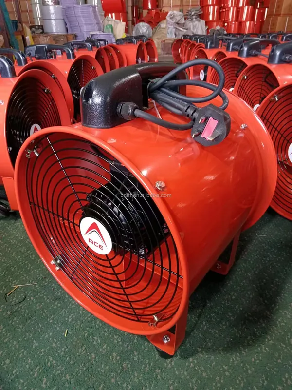 Electric Axial Ventilation Fan, Portable, 18'', 450mm, 1450rpm - view 2