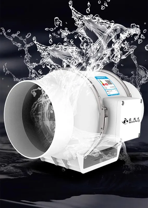 Electric Ball Duct Fan, SANLY, Plastic, 220V - view 6