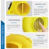 Electric Blower, 480W, 110V/220V, Plastic - view 3