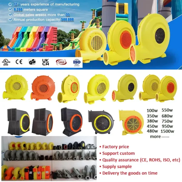 Electric Blower, 480W, 110V/220V, Plastic - view 6