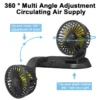 Electric Car Cooling Fan, 360, 10W, ABS - view 2