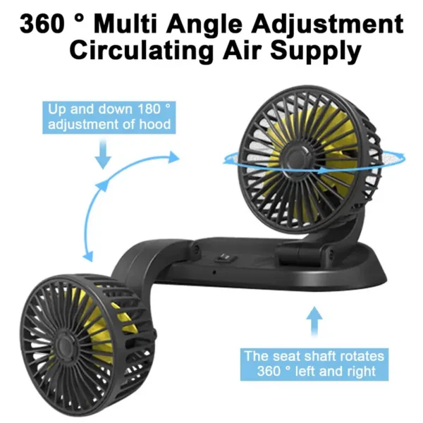 Electric Car Cooling Fan, 360, less than 10 W, 10W - view 2
