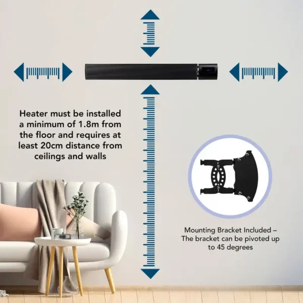 Electric Ceiling Heater, 3000w, Waterproof, Portable - view 3