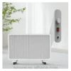 Electric Convection Heater, Aluminum, Wall - view 4