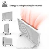 Electric Convection Heater, Aluminum, Wall - view 6