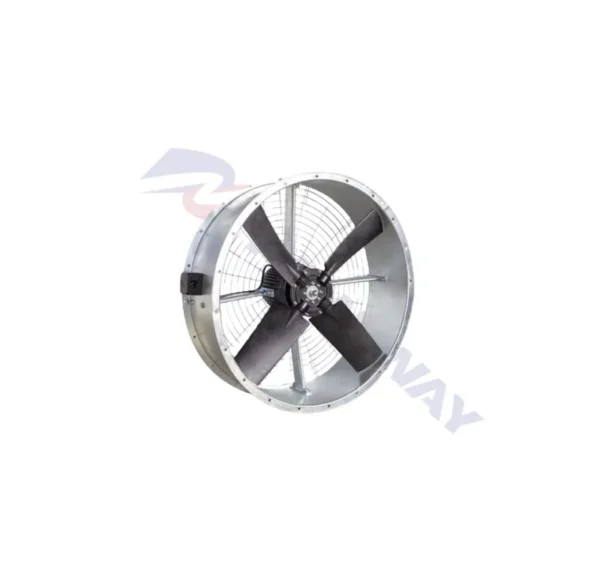 Electric Cooling System Fan, Stainless, Steel, Wall - view 3
