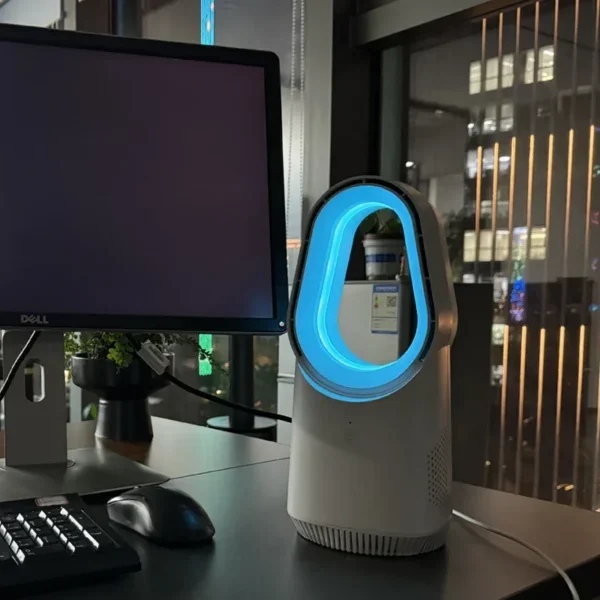 Electric Desk Fan, 12V, Battery, Plastic