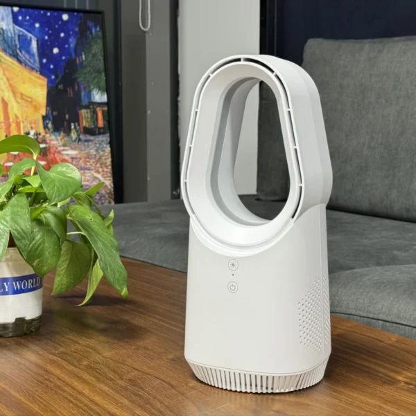 Electric Desk Fan, 12V, Battery, Plastic - view 3