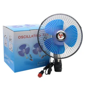 Electric Fan, Portable, 12V, 8-Inch