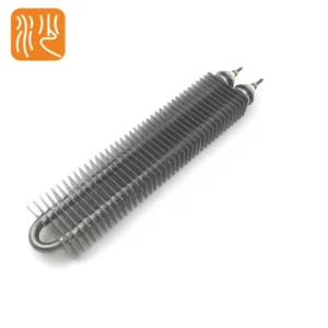 Electric Finned Heater, 220v, 2000w, Stainless, Steel