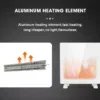 Electric Fireplace, 1000w, 1500w, 2000w, Wall - view 3
