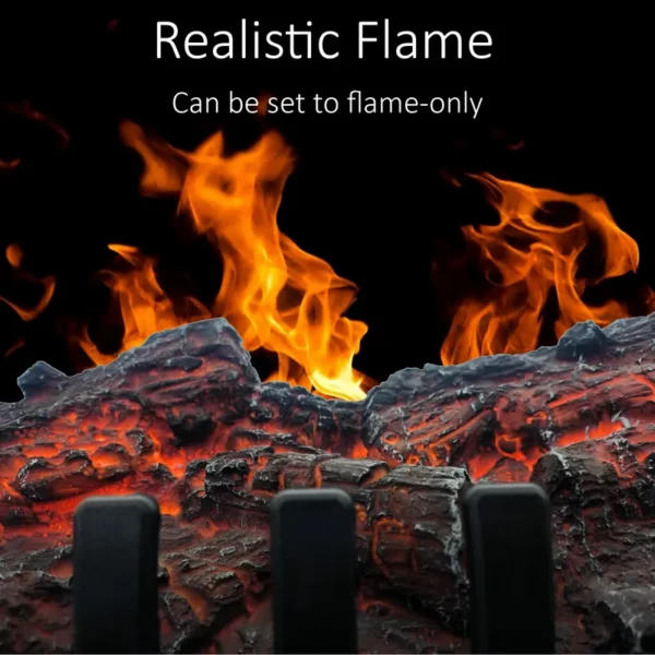 Electric Fireplace, 1000W, Metal - view 5