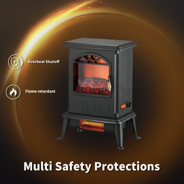 Electric Fireplace, 110V, 1100W - view 4