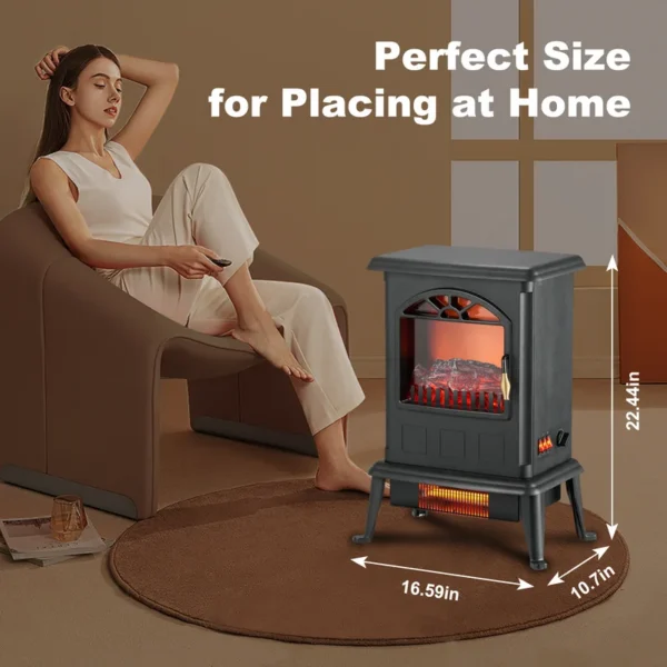 Electric Fireplace, 110V, 1100W - view 6
