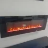Electric Fireplace, 110V/220V/240V, LED, Wall, 36"-50" - view 3