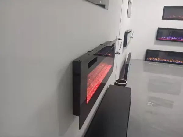 Electric Fireplace, 110V/220V/240V, LED, Wall, 36"-50" - view 4