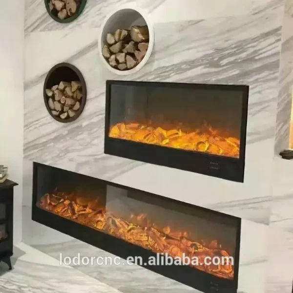 Electric Fireplace, 1200mm, 750/1500W - view 2