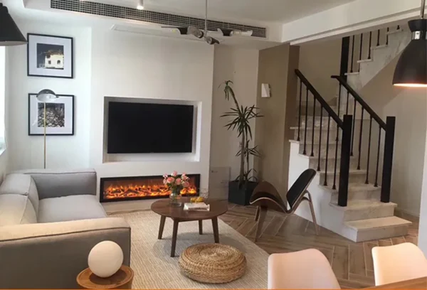 Electric Fireplace, 1200mm, 750/1500W - view 4