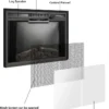 Electric Fireplace, 120V, 750W - view 6