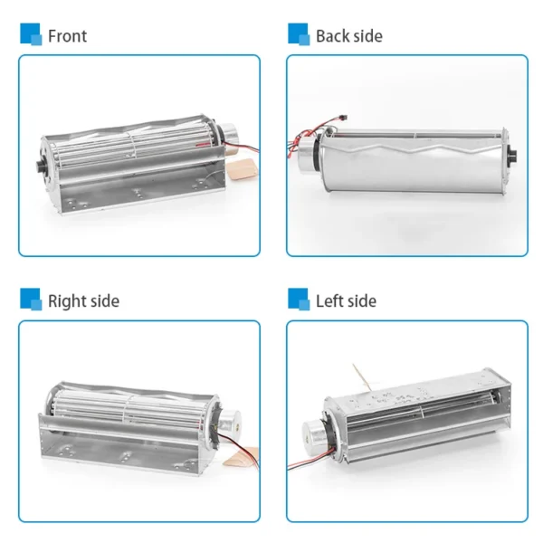 Electric Fireplace, 12V, 24V, 48V, Tangential - view 2