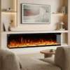 Electric Fireplace, 1500 W, Glass