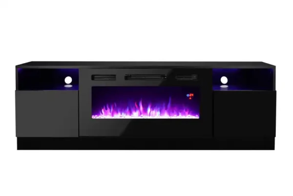 Electric Fireplace, 1500 W, IF-40FSB - view 2