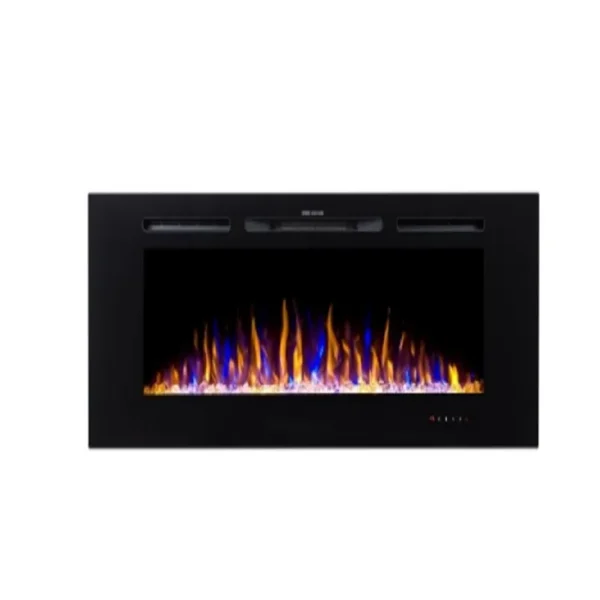 Electric Fireplace, 1500W, 1500 W, Metal - view 2