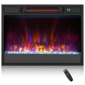 Electric Fireplace, 1500W, Metal