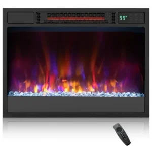 Electric Fireplace, 1500W, Metal