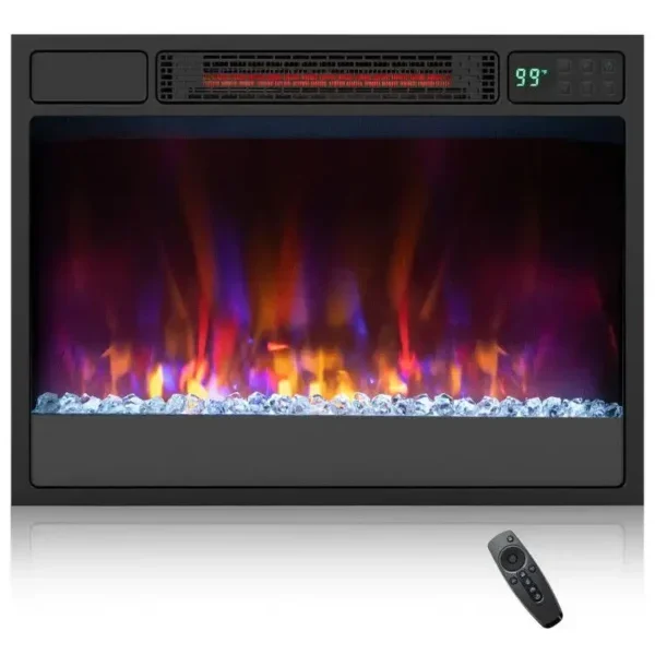 Electric Fireplace, 1500W, Metal