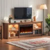 Electric Fireplace, 1500W, Metal - view 4